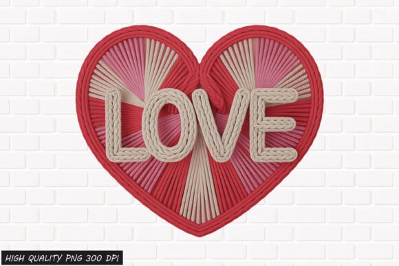 Download Rope Heart LOVE Valentine PNG File - Love Collection