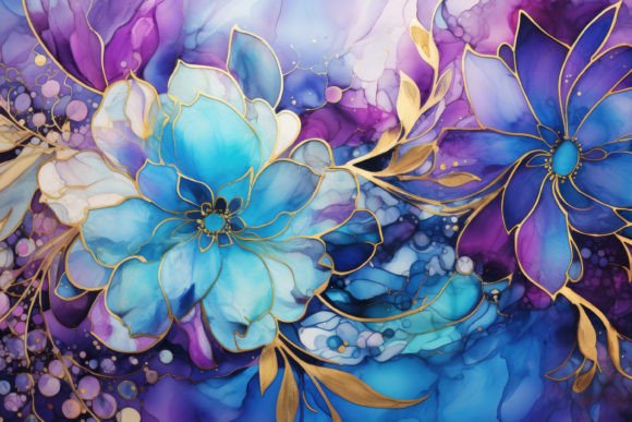 Download Stained Glass Floral Background - Floral background Collection