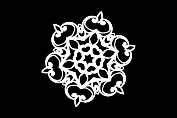 Download Vintage Snowflake Sticker Cutout SVG - Sticker cutout Collection