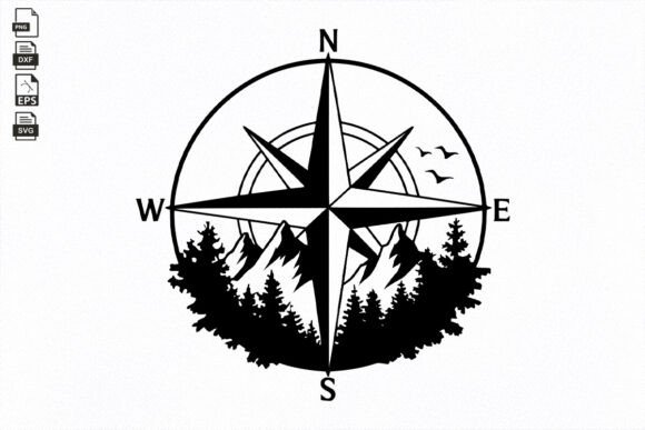 Download Compass and Mountains, Compass Forest - Compass Collection