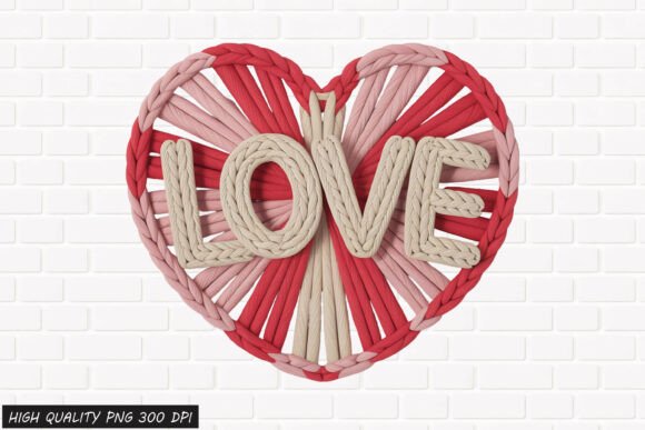 Download Rope Heart LOVE Valentine PNG File - Love Collection