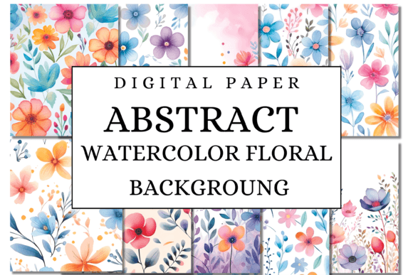 Download Abstract Watercolor Floral Background - Floral background Collection