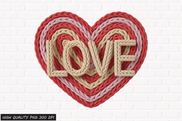 Download Rope Heart LOVE Valentine PNG File - Love Collection
