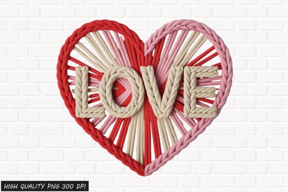 Download Rope Heart LOVE Valentine PNG File - Love Collection