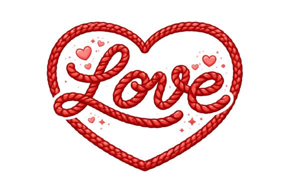 Download Rope Heart Love Valentine Typography - Love Collection