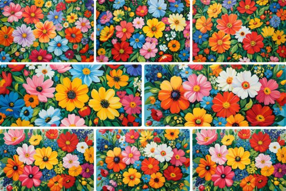 Download Vibrant Floral Background - Floral background Collection