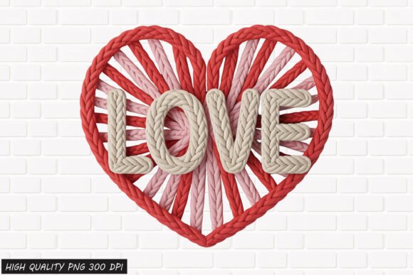Download Rope Heart LOVE Valentine PNG File - Love Collection